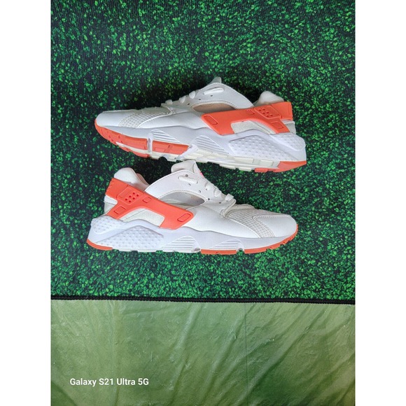 Girls' Nike Air Huarache Run White Racer Pink Running Shoes GS 654280-108 sz 7y - Picture 7 of 10